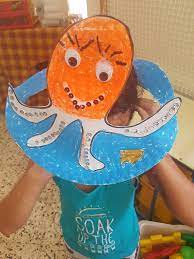 יצירת כובע תמנון - הדרכת יצירה לילדים