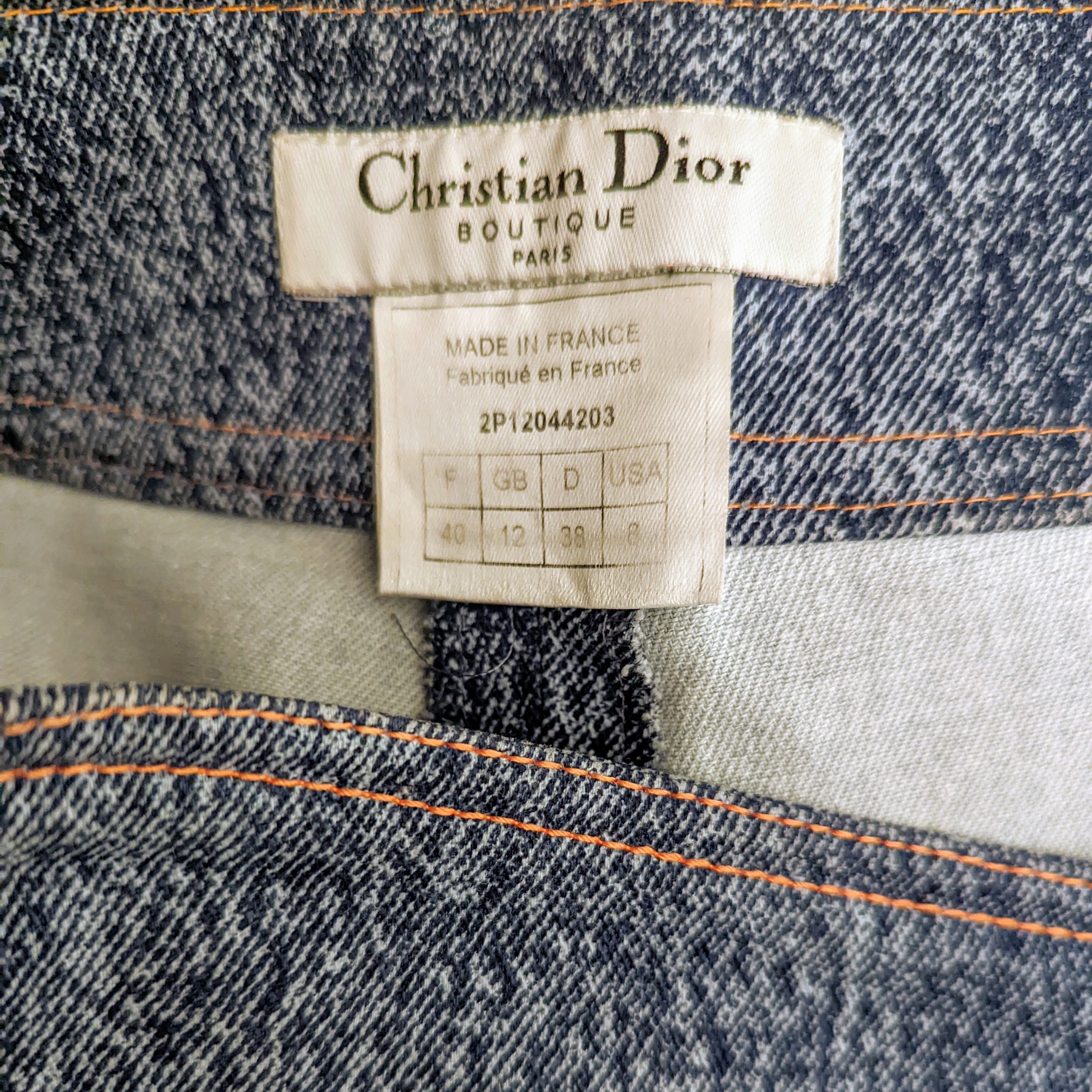 Christian Dior Mens Jeans Blue Denim Vintage 80s Altered READ FOR SIZE   eBay