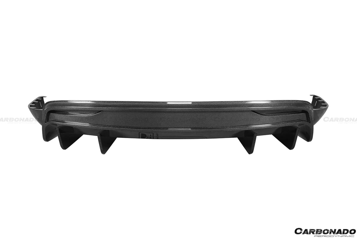2019-2021 Tesla X SUV RZS Style Carbon Fiber Rear Diffuser