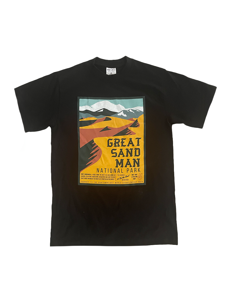 Great Sand Man Black Tee