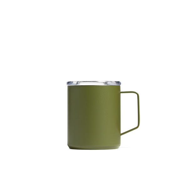 12 oz Double Walled Glass Mug in Smoke