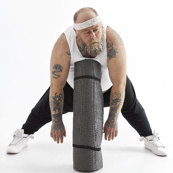 Man with Yoga Mat - BN Healthy