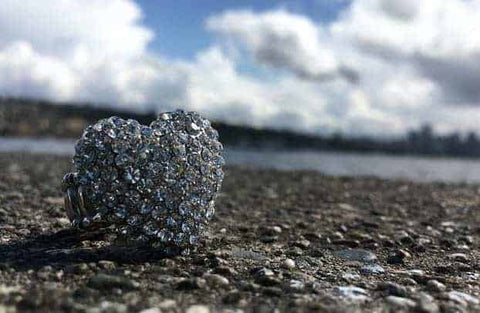 Silber Ring mit Herz