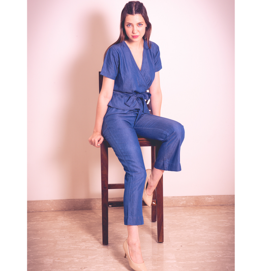 Tencel Denim Dual Tone Track Suit, Nynaeve