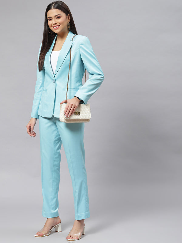 Shop For Pant suit Womens at PowerSutra - Royal Blue