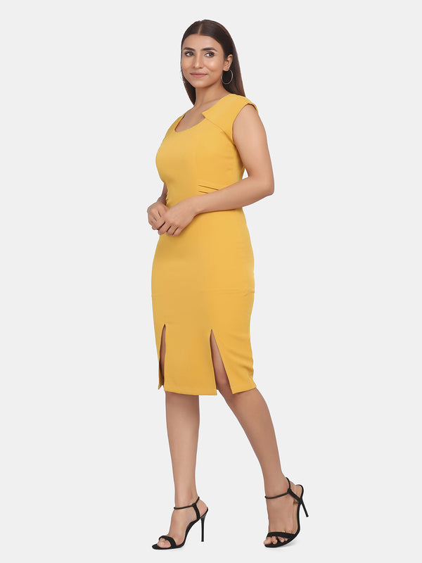 Plain Mustard Yellow Womens Formal Pant Suit, Waist Size: 30.0 at Rs  3500/piece in Gurgaon