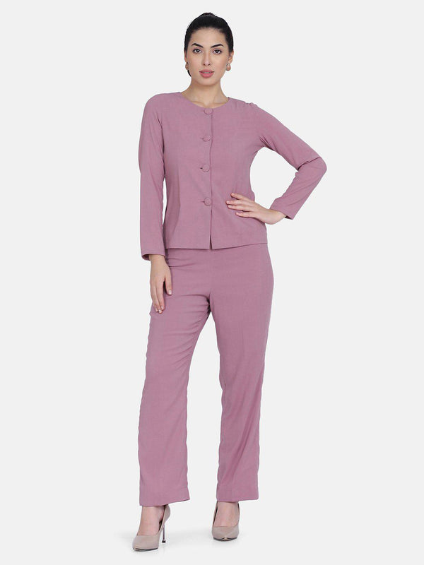 Stretch Pant Suit - Lavender