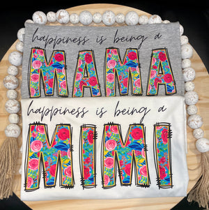 Happiness is Being a Mother Shirt - Young Southern Mess, LLC