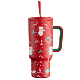 40oz Tumbler With Straw Christmas Limited Edition