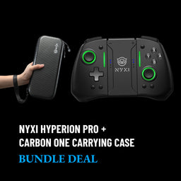 NYXI Hyperion Pro Black Wireless Joy-pad With Carrying Case Bundle