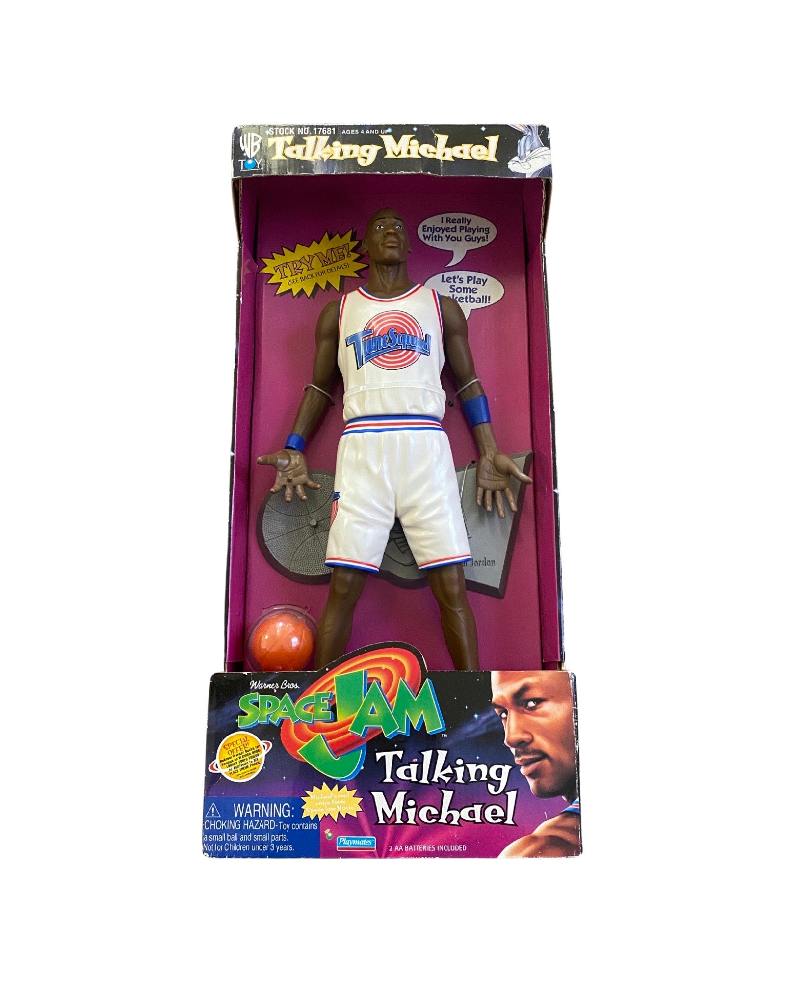 1996 Playmates Space Jam Michael Jordan Baseball Leaguer