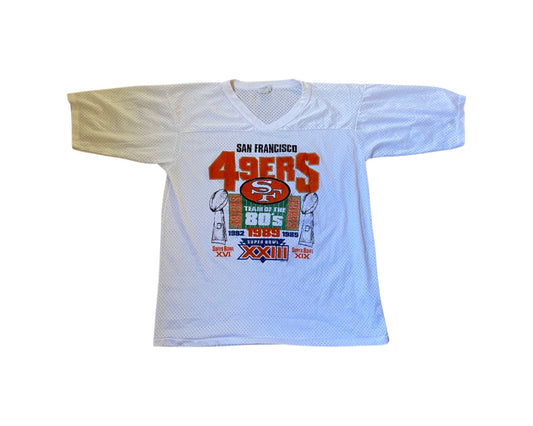 1989 Logo 7 San Francisco 49ers Team Of The Decade T-Shirt –