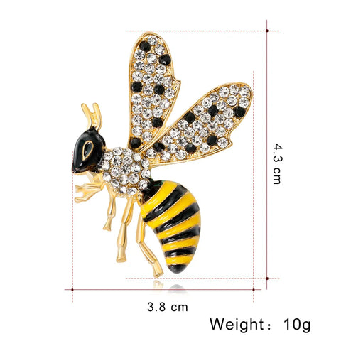 animal brooch bee pin size informatio