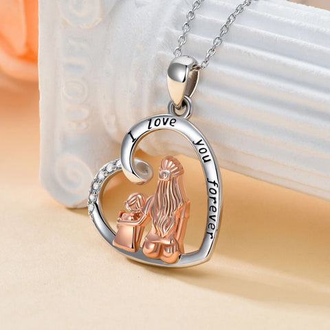 Heart-Shaped Mother's Day Love Necklace