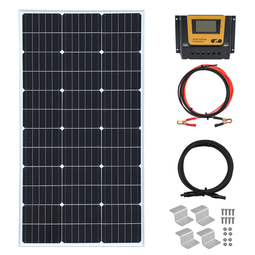 100w Monokristalline Solarpanel Kit Zum Wohnmobil/auto/zuhause Solarmodul  12v