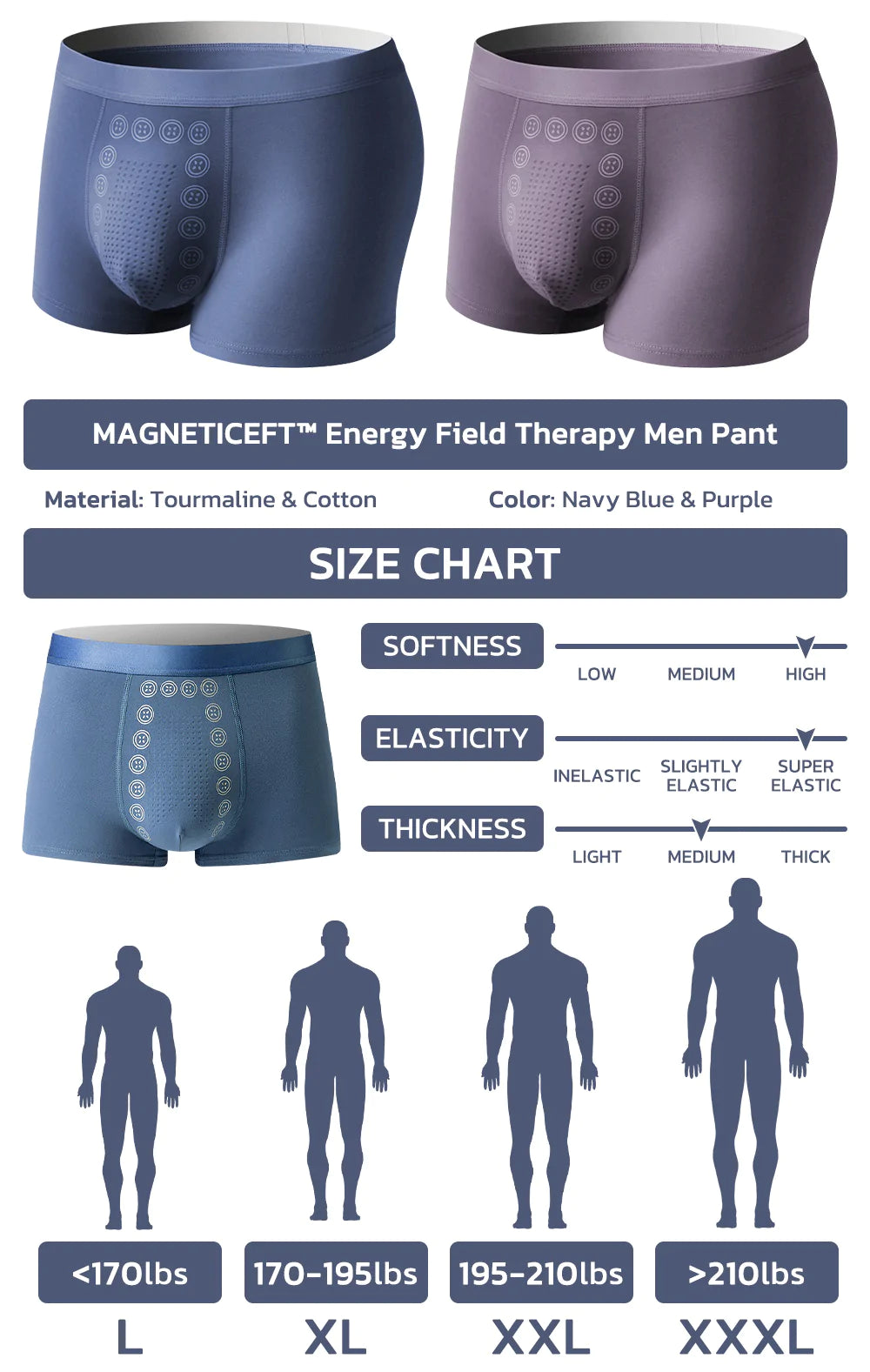 EFT Energy Field Therapy Mens Underwear | Wizzgoo.com