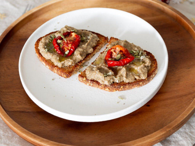 Crema di melanzane siciliana per Bruschette