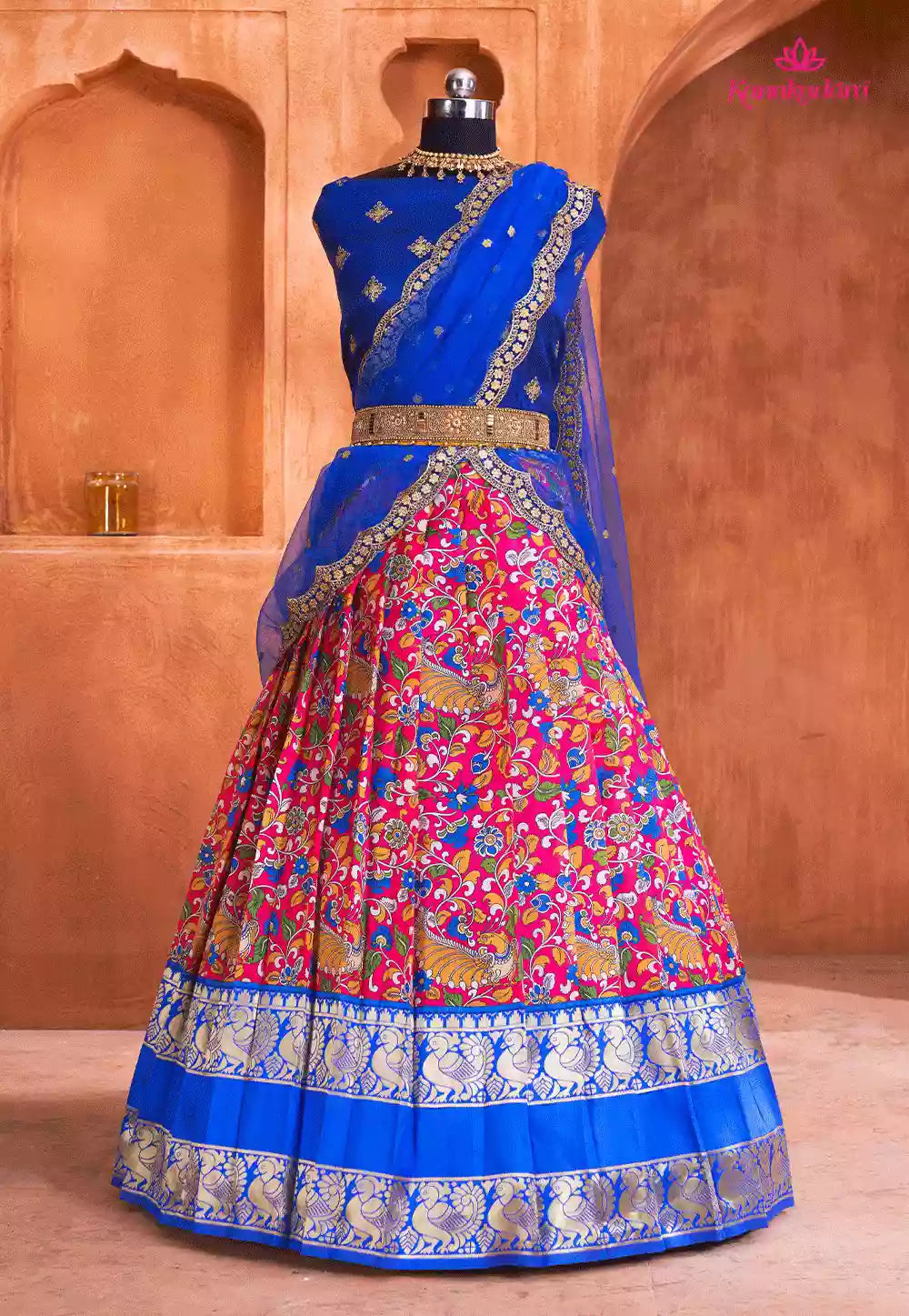 Royal Blue Color Semi-Stitched Party Wear Indian Lehenga at Rs 7600 in  Jodhpur