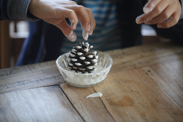 Craft Ideas For Kids | Christmas Pinecone Ornaments | Conscious Craft