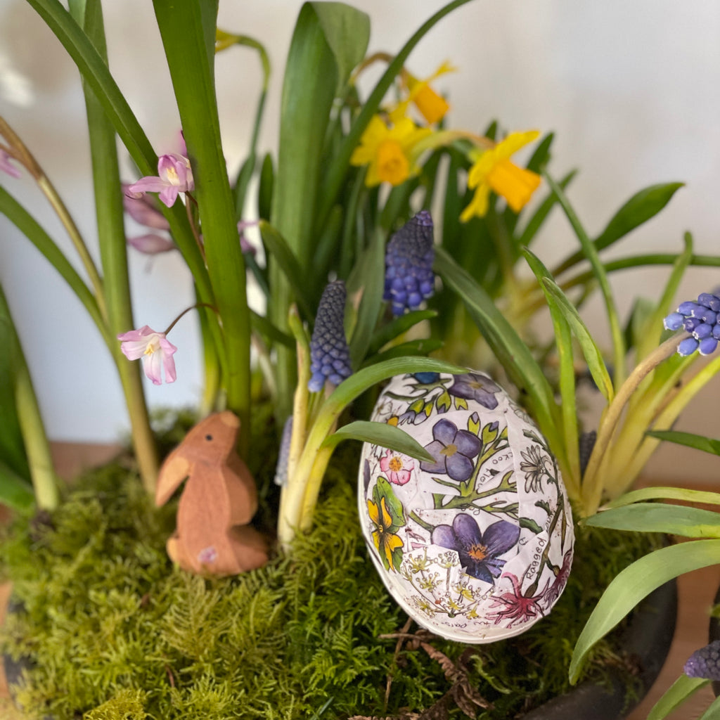 Decoupage egg decorating Easter Craft | Conscious Craft