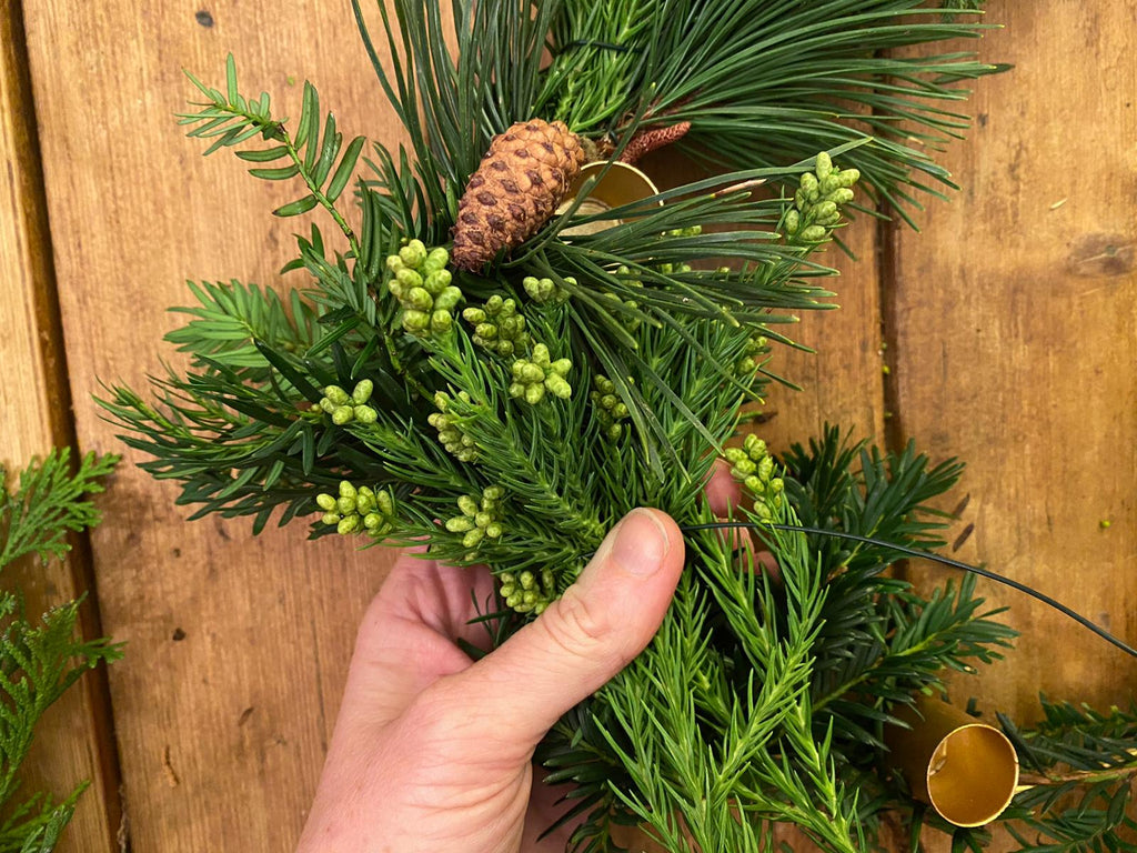 Yew in wreath making | Conscious Craft