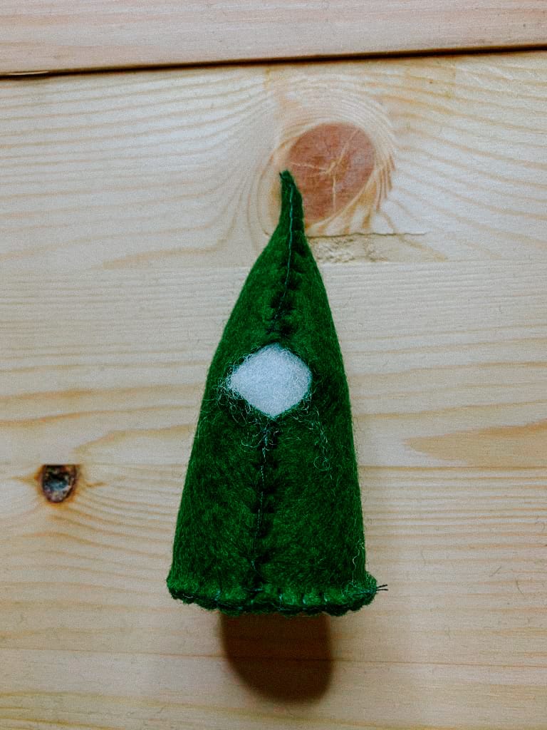 Gnome with wool stuffing