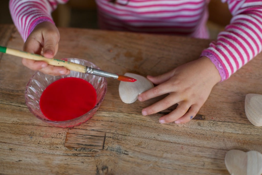 Craft Ideas For Kids | Valentine Heart Pendant