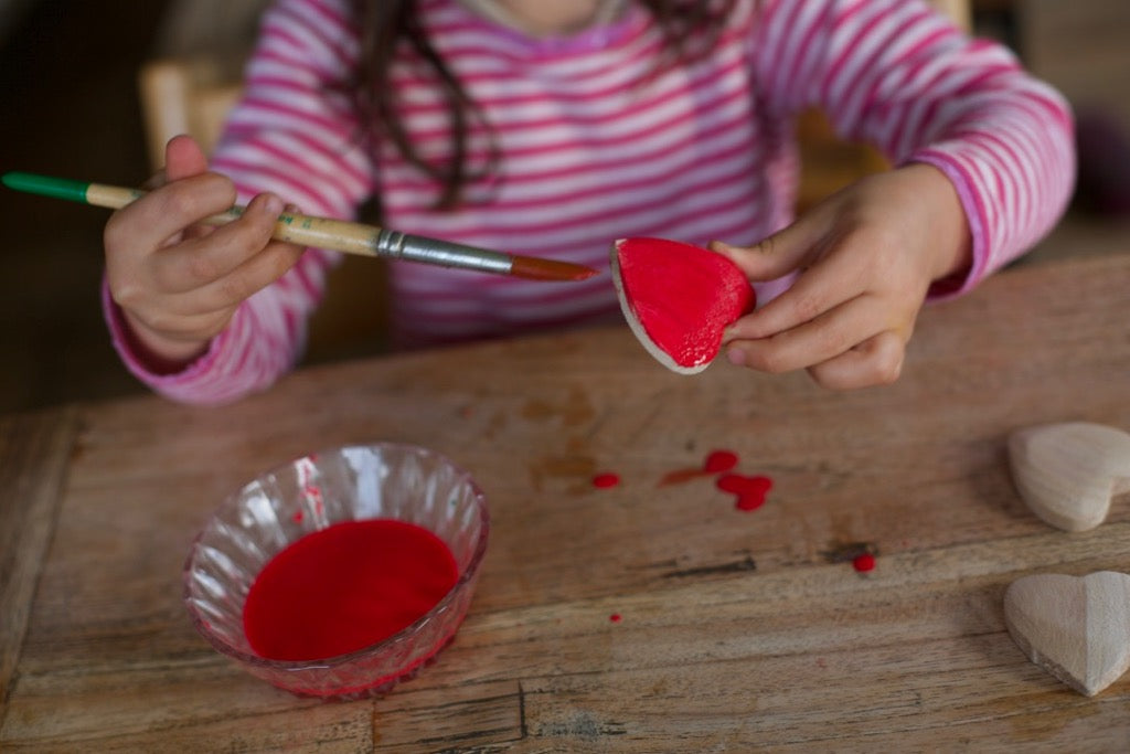 Craft Ideas For Kids | Valentine Heart Pendant