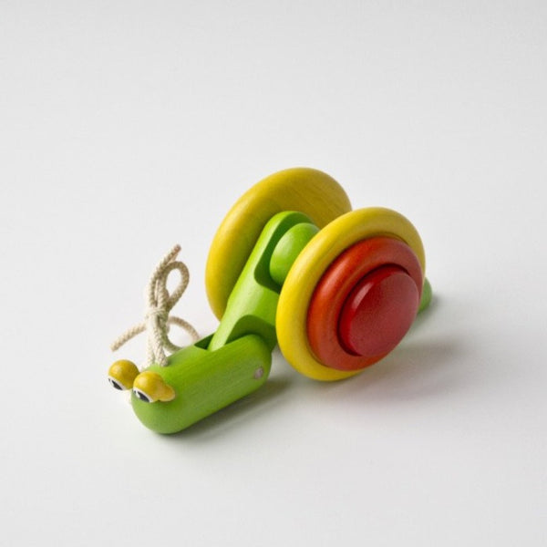 snail pull toy