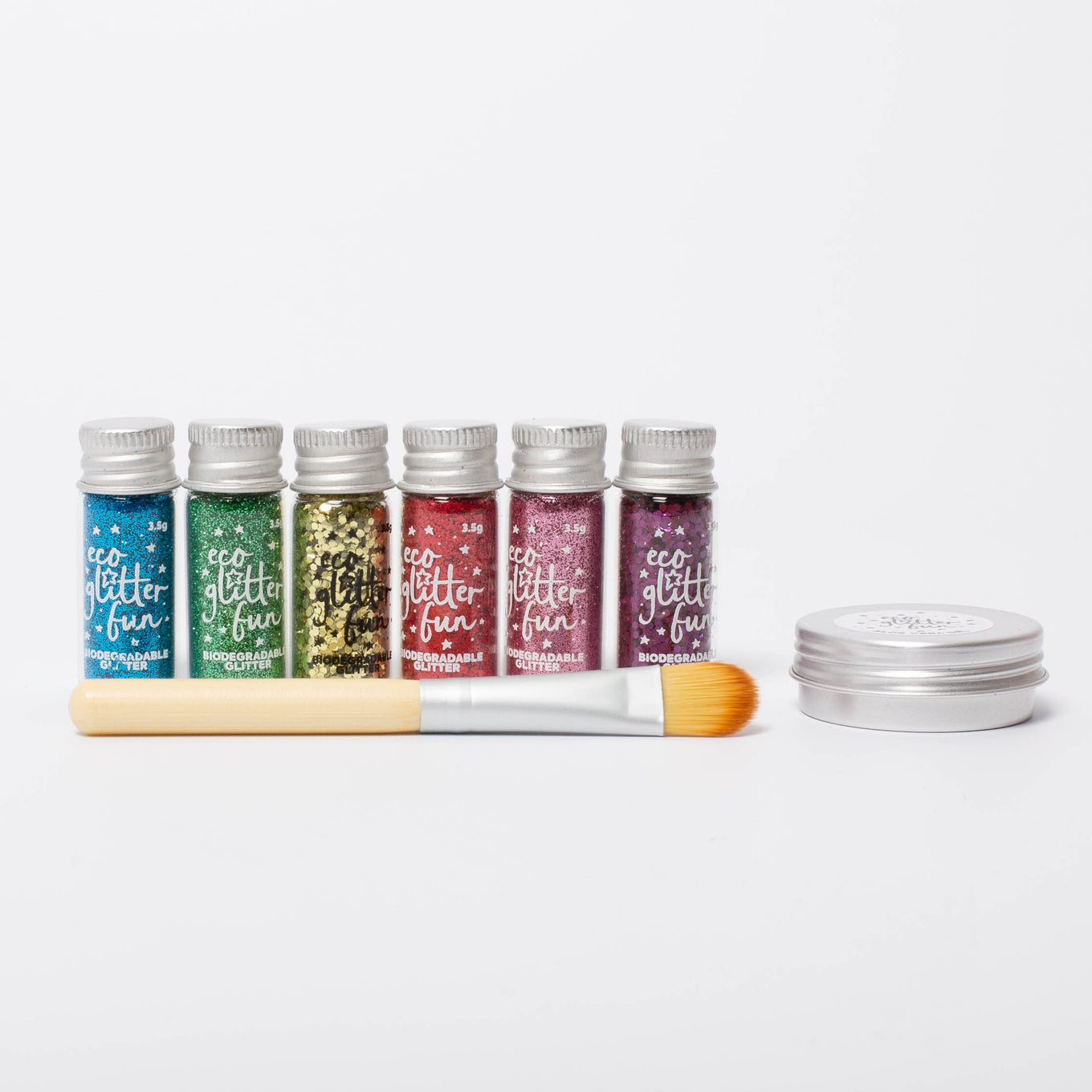 Biodegradable Make-Up Glitter | Rainbow Set | Conscious Craft