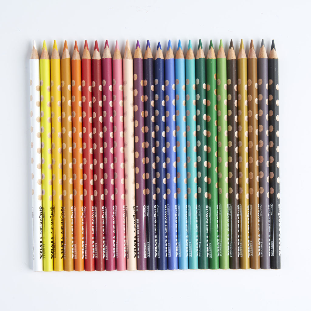 Lyra Groove Slim Pencils (24) | Conscious Craft