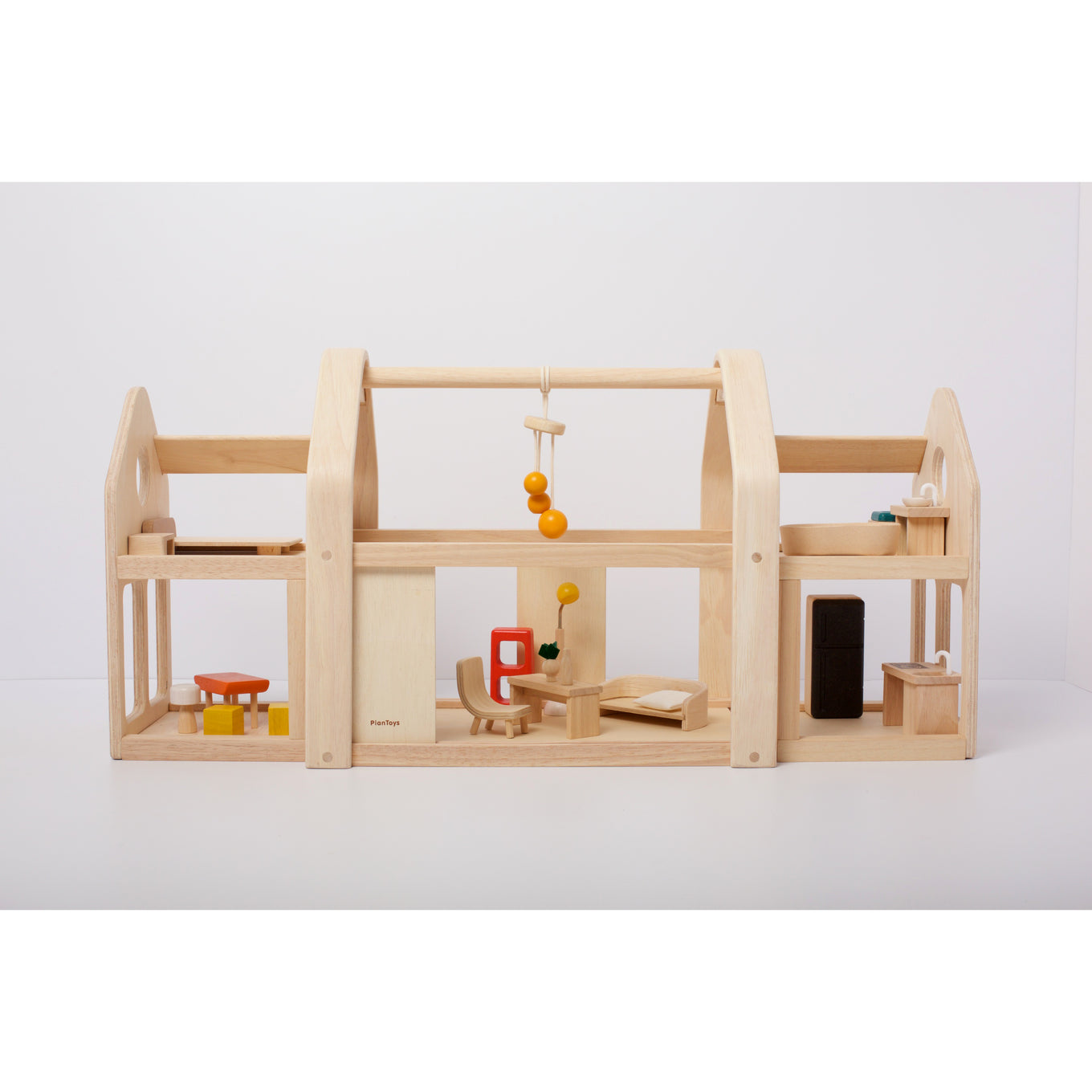 plan toys slide n go dollhouse