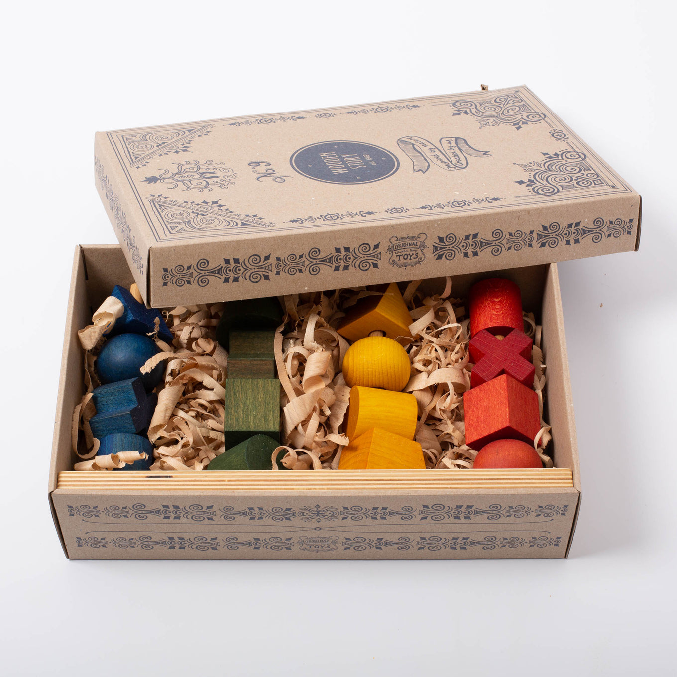 wooden story stacking toy