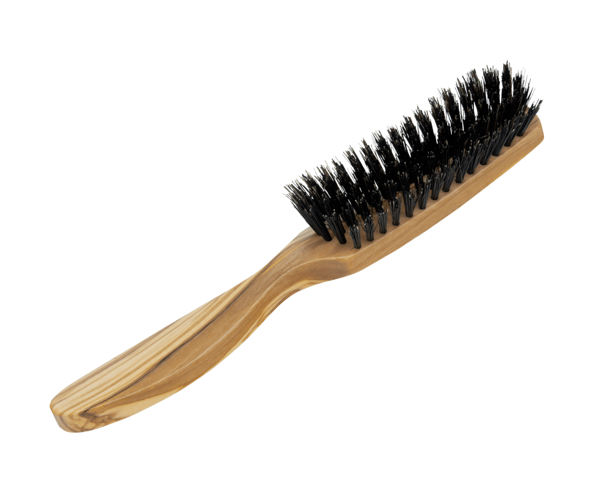 Bartbürste - 100% reine Borste - gerade – Kamm Manufaktur Groetsch
