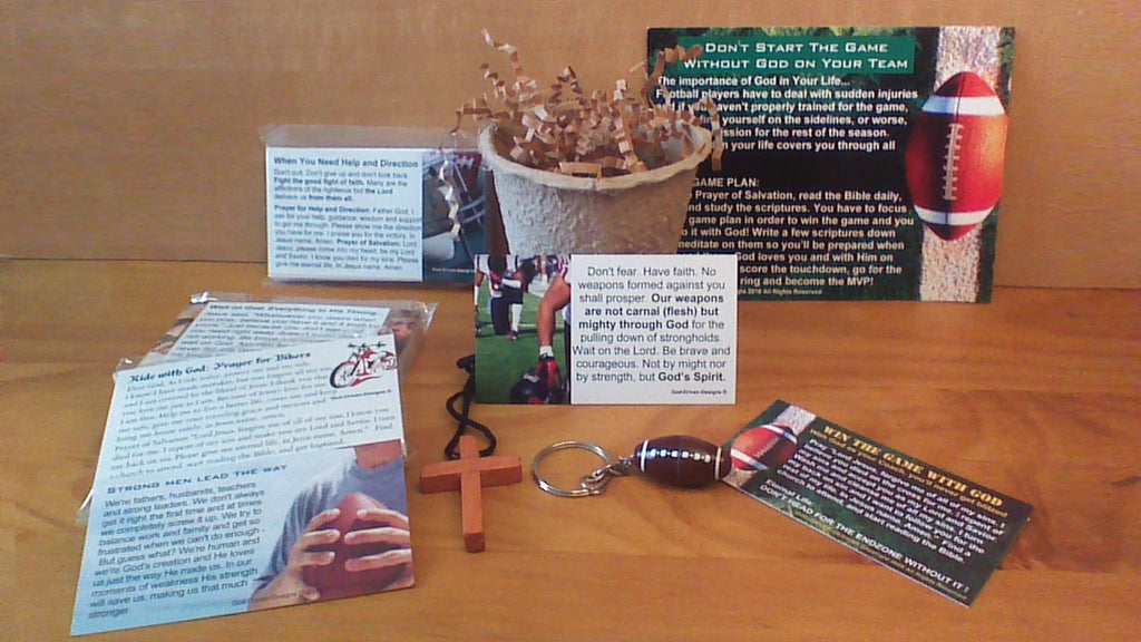 Need football sports gifts for your men's ministry? Shop for custom men's gifts for your next event. 