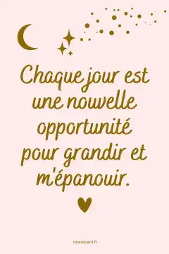 Affirmation positive du mois de juillet 18