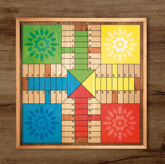 Parcheesi Family Board Game 6 Player Custom Photo Parques 