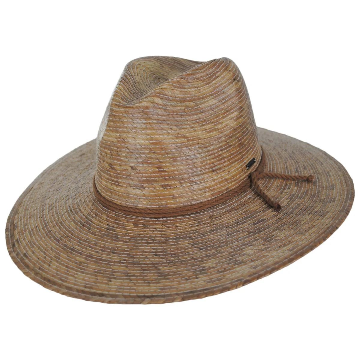 Brixton Blake Palm Straw Fedora Hat