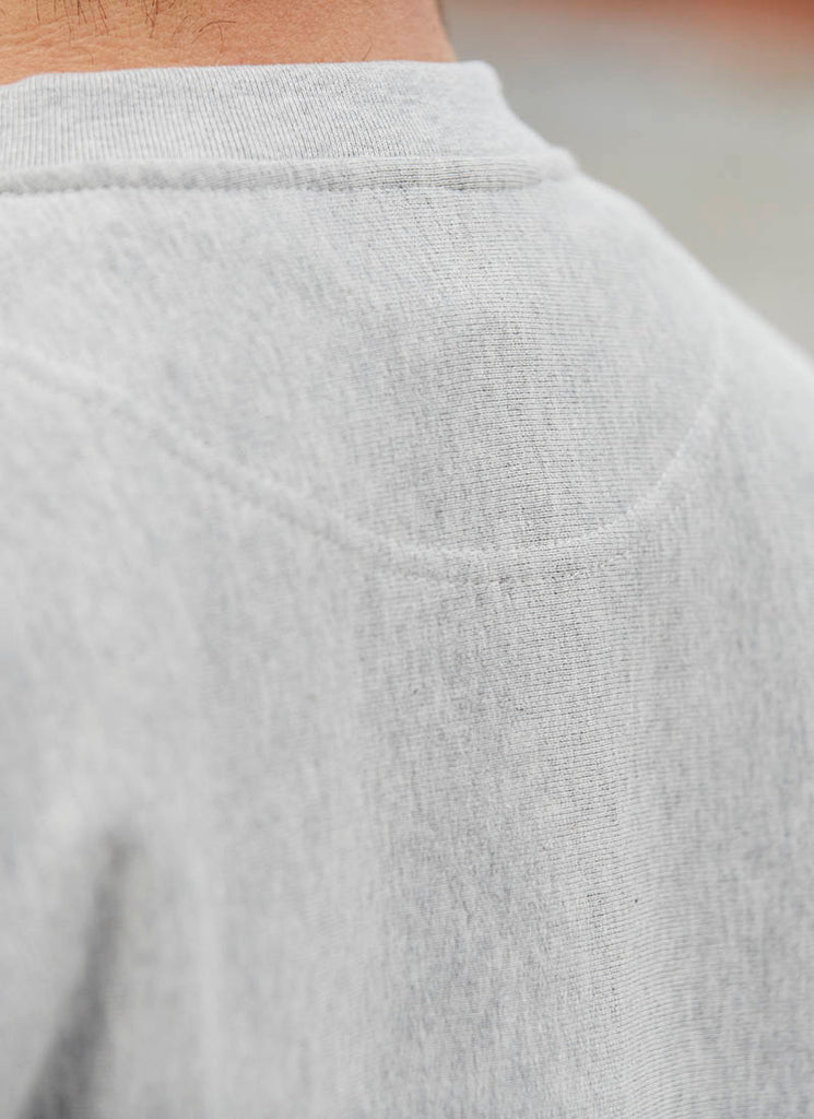 M-21 Shirley Crabtree Crew Neck Sweatshirt (Marl Grey) | Good Measure