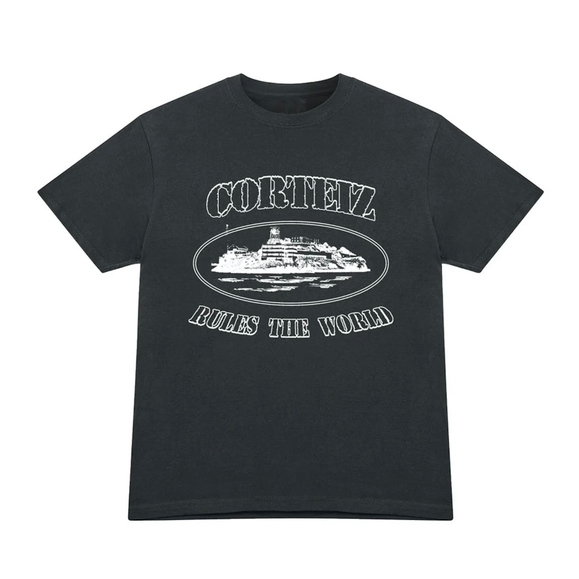 CORTEIZ ALCATRAZ 5 STARS TEE BLACK