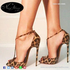 Animal print heels for women calzado con impresion de animal para mujer Nancy Alvarez Collection