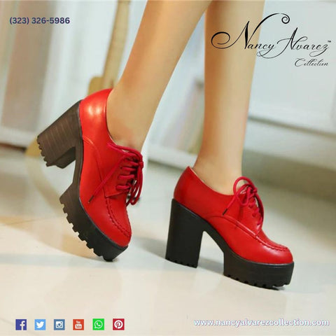 Fashion Shoes - Square heels for women Nancy Alvarez Collection