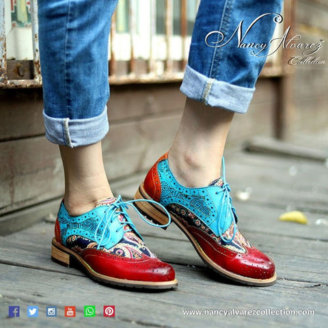 Fashion Shoes - wing tip shoes for women Nancy Alvarez Collection