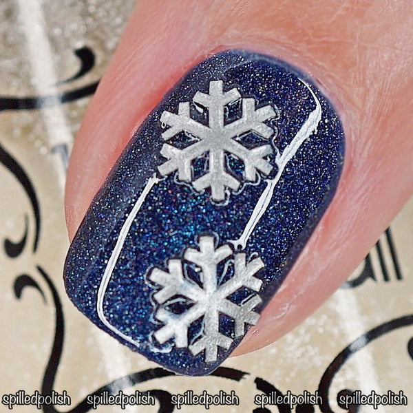 Snowflakes Nail Decals (Thick) – Beyond the Nail
