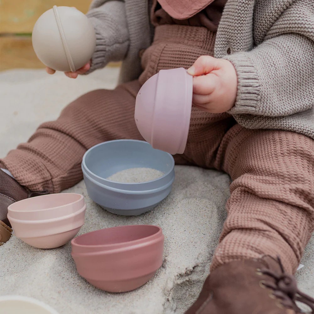 Mushie  Fork and Spoon – Stacking Cups