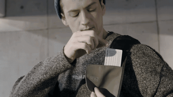 Korin SnapPack hátizsák RFID bankkártya zsebbel