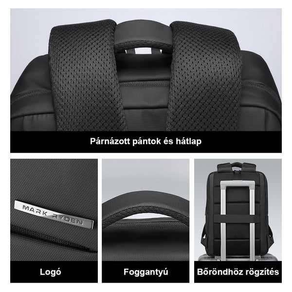Mark Ryden Nexus Iskolatáska, hátizsák laptop zsebbel kényelmes viselet