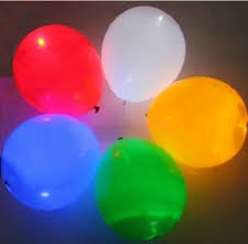 Billede af Balloner med Led lys/blink