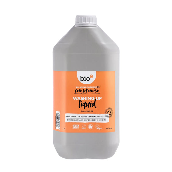 BIO-D Nedbrydeligt Opvaskemiddel - Mandarin - 5L