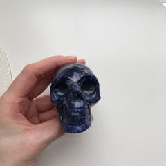 Billede af Sodalite crystal skull skull